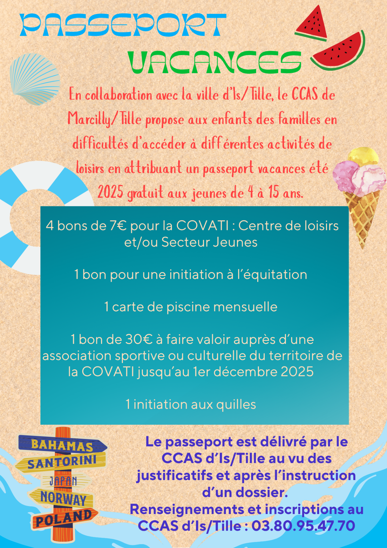 Passeport vacances 2025