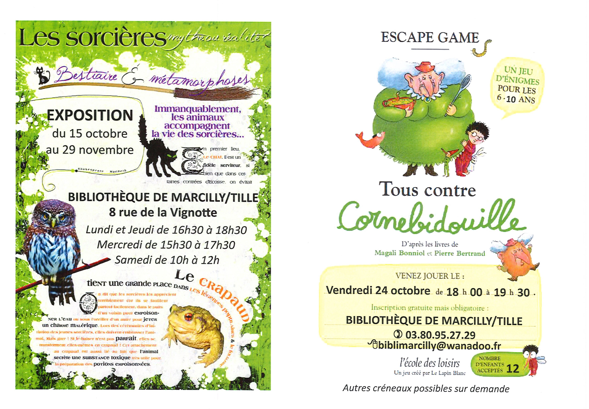 Sorcières : exposition et escape game